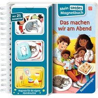 RAVENSBURGER 42128 Mein großes Magnetbuch: Das machen wir am Abend von Ravensburger