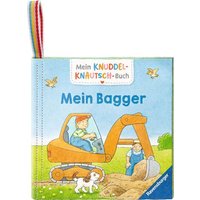 RAVENSBURGER 42138 Mein Knuddel-Knautsch-Buch: Mein Bagger von Ravensburger