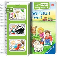 RAVENSBURGER 42160 Mein großes Magnetbuch: Wer füttert wen? von Ravensburger