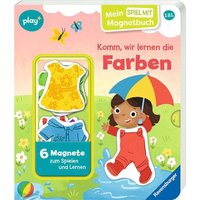 RAVENSBURGER 45640 Play+ Mein Spiel mit-Magnetbuch: Komm, wir lernen die Farben von Ravensburger