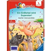 RAVENSBURGER 46086 Ein Erdferkel wird Superstar! - Leserabe ab 1. Klasse von Ravensburger