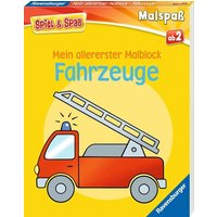 RAVENSBURGER 48847 Spiel & Spaß - Mein allererster Malblock: Fahrzeuge von Ravensburger
