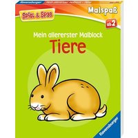 RAVENSBURGER 48848 Spiel & Spaß - Mein allererster Malblock: Tiere von Ravensburger
