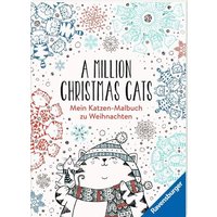 RAVENSBURGER 48868 A Million Christmas Cats: Mein Katzen-Malbuch zu Weihnachten von Ravensburger