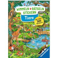 RAVENSBURGER 48873 Wimmeln, Rätseln, Stickern: Tiere RAVENSBURGER 48873 Wimmeln, Rätseln, Stickern: Tiere von Ravensburger