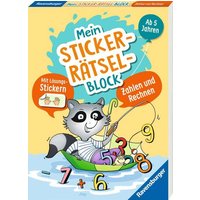 RAVENSBURGER 48923 Mein Stickerrätselblock: Zahlen von Ravensburger