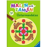 RAVENSBURGER 48990 Malen nach Zahlen ab 3 Jahren Ostermandalas von Ravensburger