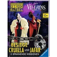 RAVENSBURGER 49646 Exit Room Rätsel: Disney Villains - Besiege Cruella und Jafar von Ravensburger