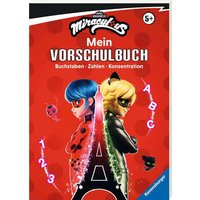 RAVENSBURGER 49825 Miraculous: Mein großes Vorschulbuch Buchstaben Zahlen Konzentration von Ravensburger
