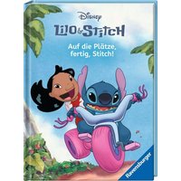 RAVENSBURGER 49858 Disney Lilo & Stitch: Auf die Plätze, fertig, Stitch! - Erstlesebuch zum Lesenlernen von Ravensburger