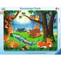 RAVENSBURGER 5146 Kinderpuzzle Wenn kleine Tiere schlafen gehen von Ravensburger