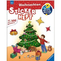 RAVENSBURGER 60009 Wieso? Weshalb? Warum? Stickerheft: Weihnachten von Ravensburger