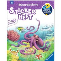 RAVENSBURGER 60098 Wieso? Weshalb? Warum? Stickerheft - Meerestiere von Ravensburger