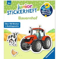 RAVENSBURGER 60112 Wieso? Weshalb? Warum? junior Stickerheft - Bauernhof von Ravensburger