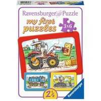 RAVENSBURGER 6573 Kinderpuzzle Bagger, Traktor und Kipplader RAVENSBURGER 6573 Kinderpuzzle Bagger, Traktor und Kipplader von Ravensburger
