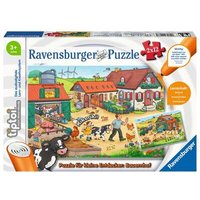 RAVENSBURGER 66 tiptoi® Puzzle für kleine Entdecker: Bauernhof von Ravensburger