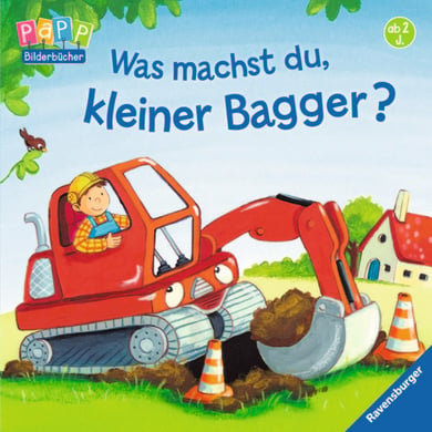 RAVENSBURGER Bilderbuch - Was machst du, kleiner Bagger? von Ravensburger