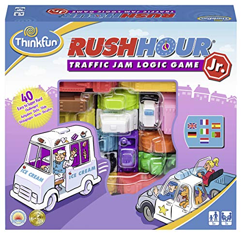 Ravensburger Think Fun Rush Hour Jr. (76337), Mehrfarbig, Mehrfarbig von Ravensburger