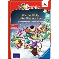 RAVENSBURGER46206 Leserabe - 1. Lesestufe: Wichtel Wolle rettet Weihnachten von Ravensburger