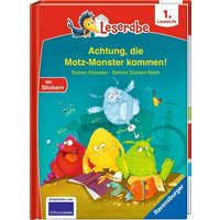 RAVENSBURGER46224 Achtung, die Motz-Monster kommen! - Leserabe 1. Klasse - Erstlesebuch für Kinder ab 6 Jahren RAVENSBURGER46224 Achtung, die Motz-Monster kommen! - Leserabe 1. Klasse - Erstlesebuch für Kinder ab 6 Jahren von Ravensburger