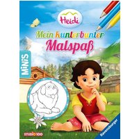 RAVENSBURGER49653 Ravensburger Minis: Heidi - Mein kunterbunter Malspaß von Ravensburger