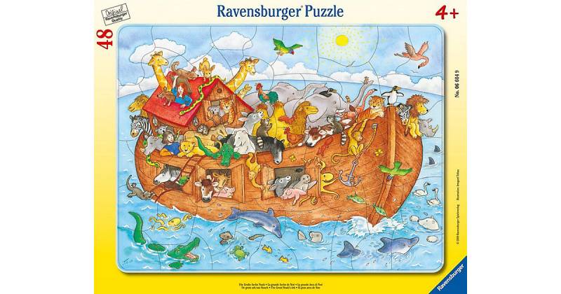 Rahmen-Puzzle, 48 Teile, 32,5x24,5 cm, Die große Arche Noah von Ravensburger