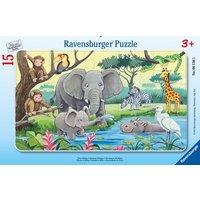 Rahmenpuzzle Ravensburger Tiere Afrikas 15 Teile Rahmenpuzzle Ravensburger Tiere Afrikas 15 Teile von Ravensburger