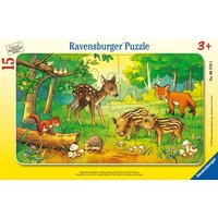 Rahmenpuzzle Ravensburger Tierkinder des Waldes 15 Teile Rahmenpuzzle Ravensburger Tierkinder des Waldes 15 Teile von Ravensburger