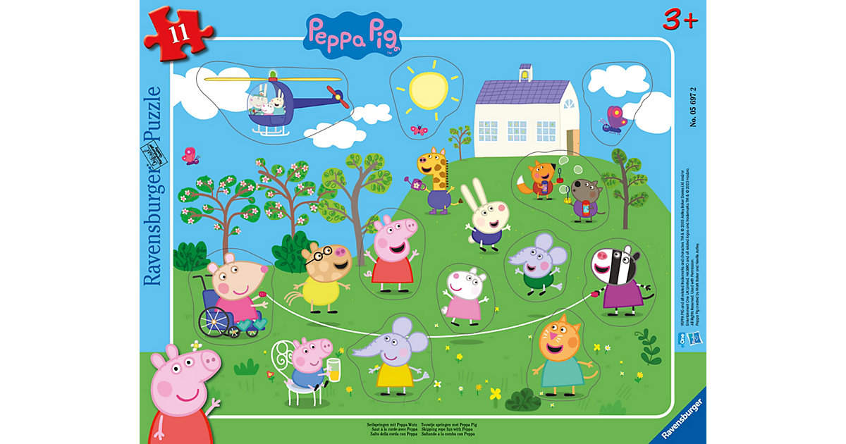 Rahmenpuzzle Seilspringen mit Peppa Wutz, 11 Teile Rahmenpuzzle Seilspringen mit Peppa Wutz, 11 Teile von Ravensburger