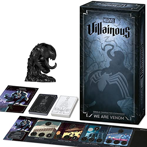 Ravebsurger Marvel Villainous: We Are Venom - Einzelfigur Spielerweiterung ab 12 Jahren von Ravensburger