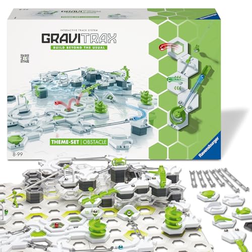 Ravensbuger GraviTrax Theme-Set Obstacle 22425, Interaktives Kugelbahnsystem, Kombinierbar mit Allen Starter-Sets, Extensions und Elements, Konstruktionsspielzeug für Kinder ab 8 Jahren Ravensbuger GraviTrax Theme-Set Obstacle 22425, Interaktives Kugelbahnsystem, Kombinierbar mit Allen Starter-Sets, Extensions und Elements, Konstruktionsspielzeug für Kinder ab 8 Jahren von Ravensburger