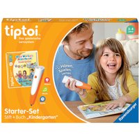 Ravensburger 00113 - tiptoi® Starter-Set, Stift + Buch Wörter-Bilderbuch Kindergarten, Lernsystem von Ravensburger