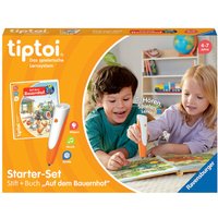 Ravensburger 00114 - tiptoi® Starter-Set, Stift + Buch Auf dem Bauernhof, Lernsystem von Ravensburger