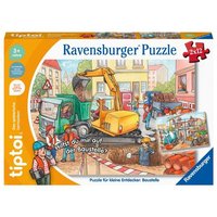Tiptoi® Puzzle für kleine Entdecker: Baustelle - 2x12 Teile von Ravensburger Verlag GmbH