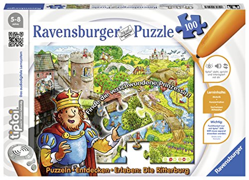Ravensburger 00516 - tiptoi Puzzeln, Entdecken, Erleben: Die Ritterburg von Ravensburger tiptoi