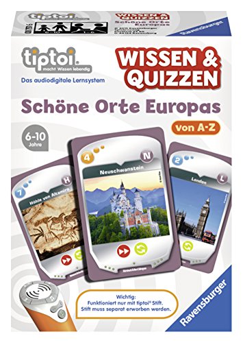 Ravensburger 00751 - tiptoi Spiel Wissen & Quizzen Schöne Orte Europas von Ravensburger