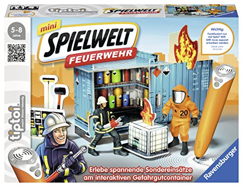 Ravensburger 00774 - tiptoi mini Spielwelt Feuerwehr: Gefahrguteinsatz von Ravensburger tiptoi