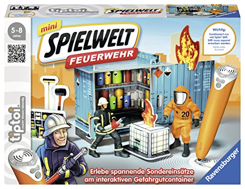 Ravensburger 00774 - tiptoi Mini Spielwelt Feuerwehr: Gefahrguteinsatz von Ravensburger