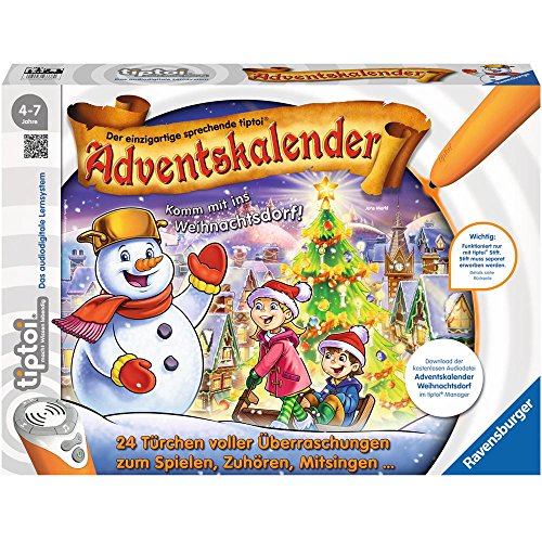 Ravensburger 00778 - tiptoi Adventskalender - das Weihnachtsdorf von Ravensburger