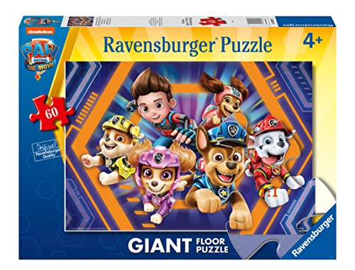 Ravensburger 9 03098, Paw Patrol Movie, Giant 60 Teile, Kinder, Empfohlenes Alter 4+, hochwertiges Puzzle, bunt, único von Ravensburger