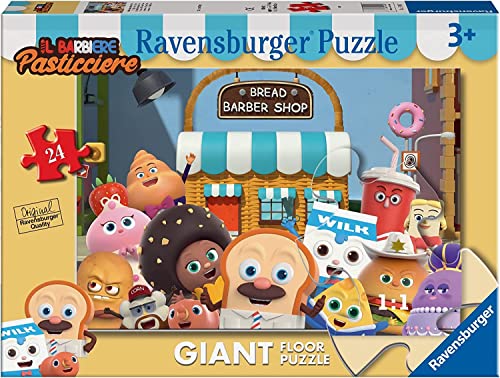 Ravensburger - Puzzle-Friseursalon, Kollektion 24 Giant Bodenbelag, 24 Stück, Empfohlenes Alter von 3 Jahren von Ravensburger