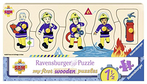 Ravensburger 03237 - Sam und seine Freunde, my first wooden puzzle von Ravensburger Kinderpuzzle