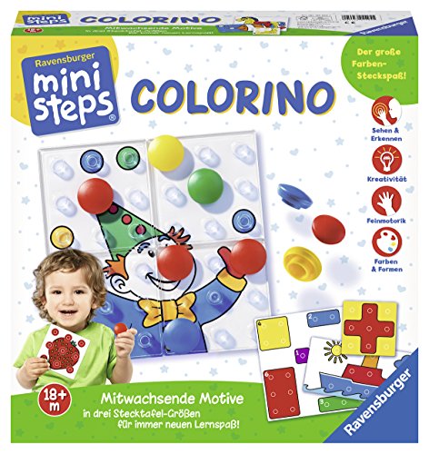 Ravensburger 04503 7 ministeps Colorino, Lernspiel für Kleinkinder ab 18 Monaten - So Wird Farben Lernen zum Kinderspiel - mit über 30 abwechslungsreichen Motiven Ravensburger 04503 7 ministeps Colorino, Lernspiel für Kleinkinder ab 18 Monaten - So Wird Farben Lernen zum Kinderspiel - mit über 30 abwechslungsreichen Motiven von Ravensburger