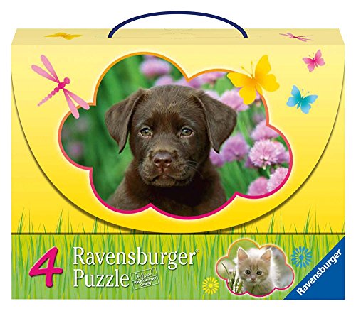 Ravensburger 07265 - Tierkinder im Freien - 2X 25 / 2X 36 Teile Puzzlekoffer von Ravensburger