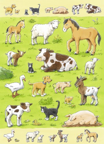 Ravensburger 07542 - Mein erstes Schulpuzzle: Tiere und Ihre Kinder - 80 Teile Puzzle von Ravensburger