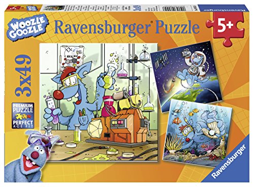 Ravensburger Kinderpuzzle 08045 Woozle Goozle Weltall, Labor und Unterwasser von Ravensburger Kinderpuzzle