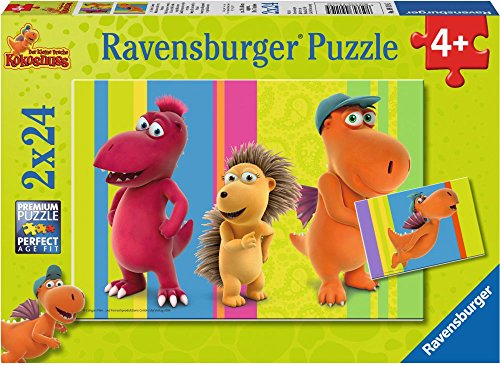 Ravensburger 09119 - Drache Kokosnuss und seine Freunde,- 2 x 24 Teile Puzzle von Ravensburger Kinderpuzzle
