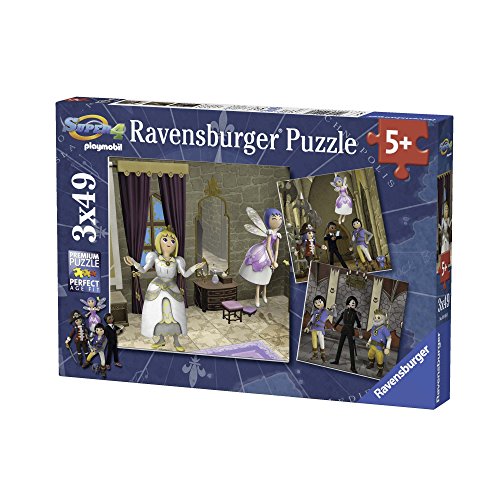 Ravensburger – 09408 – Puzzle für Kinder Classic – Super 4 – Playmobil – 3 x 49 Teile von Ravensburger