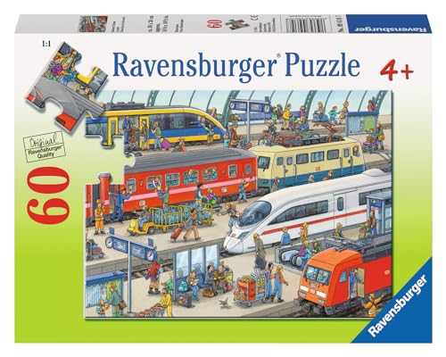 Ravensburger 09610 - Bahnhof - 60 Teile Kinderpuzzle von Ravensburger