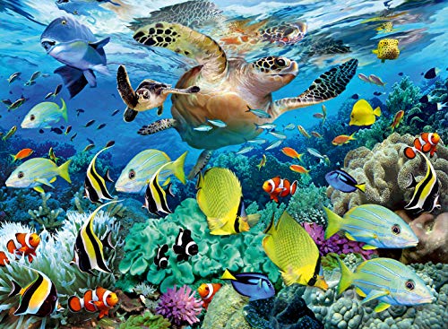 Ravensburger Kinderpuzzle - 10009 Unterwasserparadies - Unterwasserwelt-Puzzle für Kinder ab 7 Jahren, mit 150 Teilen im XXL-Format Ravensburger Kinderpuzzle - 10009 Unterwasserparadies - Unterwasserwelt-Puzzle für Kinder ab 7 Jahren, mit 150 Teilen im XXL-Format von Ravensburger